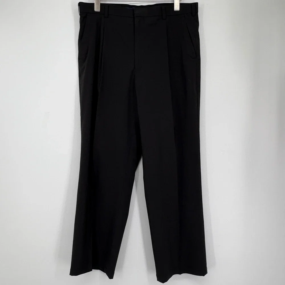 The‎ North Face Men's Black Pleated Lightweight Pants Lightweight Stretch 36/27